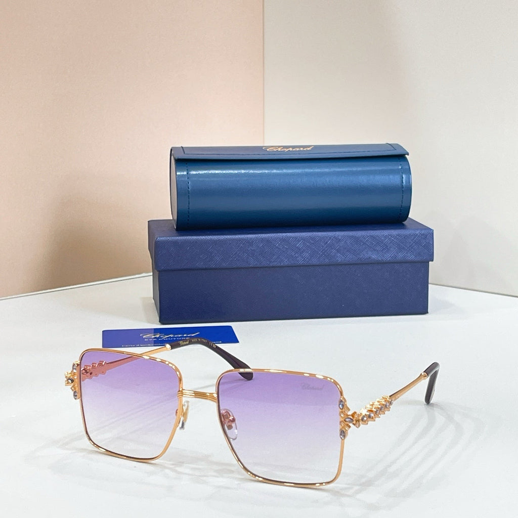 CHOPARD ICE CUBE RESIN SUNGLASSES