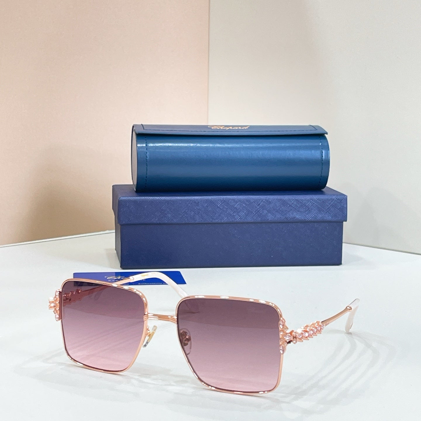 CHOPARD ICE CUBE RESIN SUNGLASSES