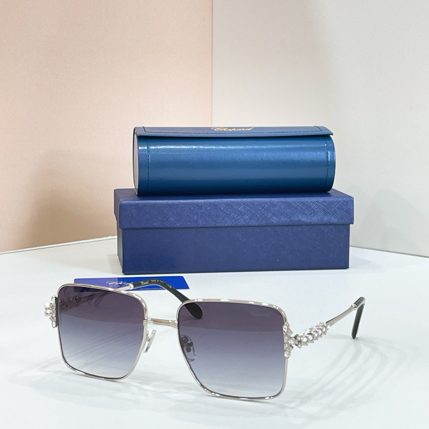 CHOPARD ICE CUBE RESIN SUNGLASSES