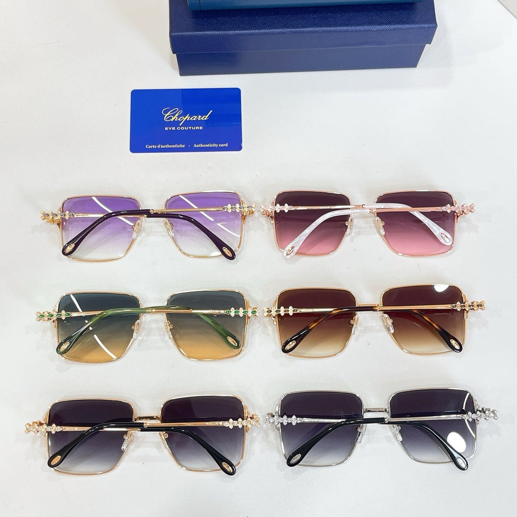 CHOPARD ICE CUBE RESIN SUNGLASSES