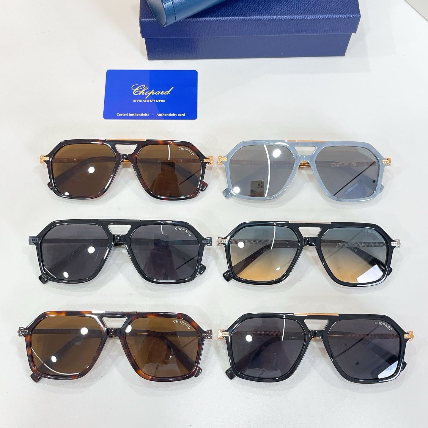 CHOPARD SQUARE SUNGLASSES
