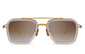 Dita Flight.006 Sunglasses Gold Gradient Brown Metal