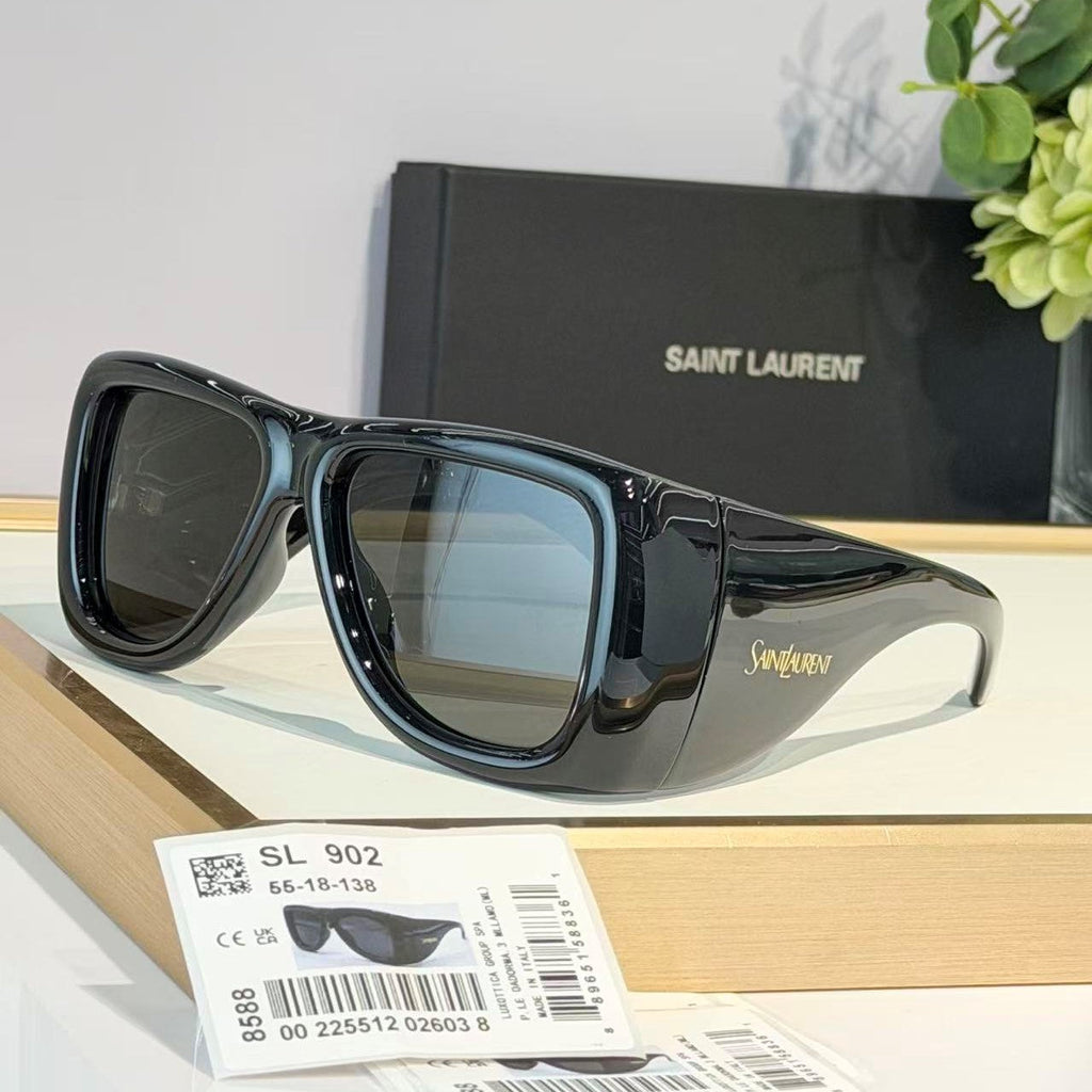 YSL G02 Howl D-Frame Acetate Sunglasses