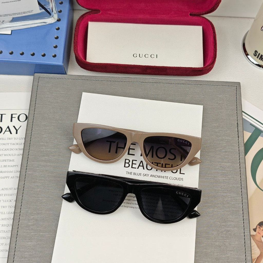 CAT-EYE FRAME SUNGLASSES 55132 IN ACETATE