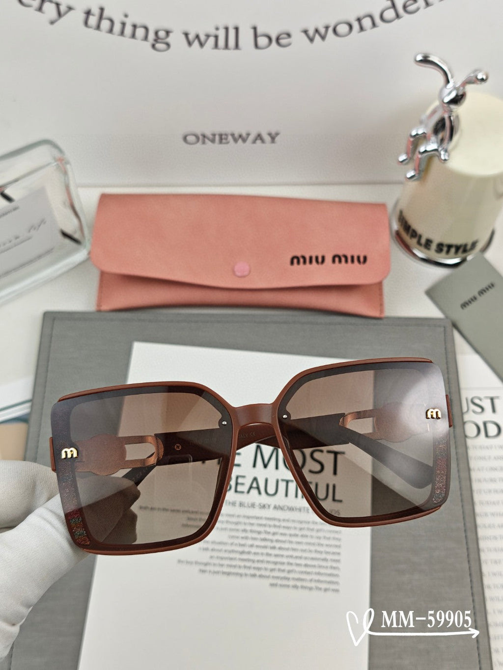 RUNWAY SQUARE SUNGLASSES 59905 IN ACETATE