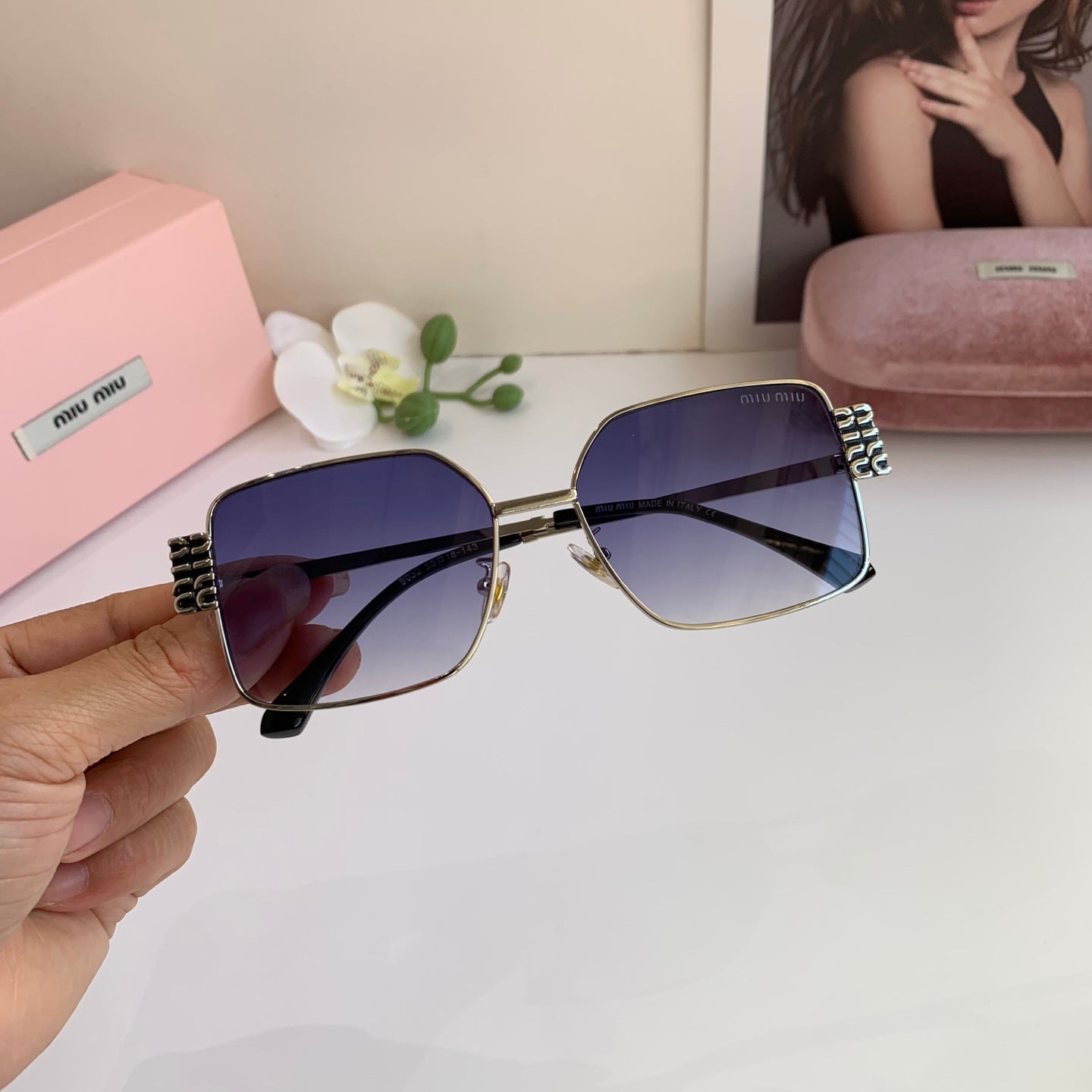 Miu Metal Sunglasses 189563