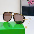 BV AVIATOR FRAME SUNGLASSES BV1273S IN METAL